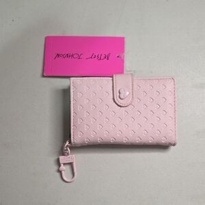 Betsey Johnson Pink Heart Wallet